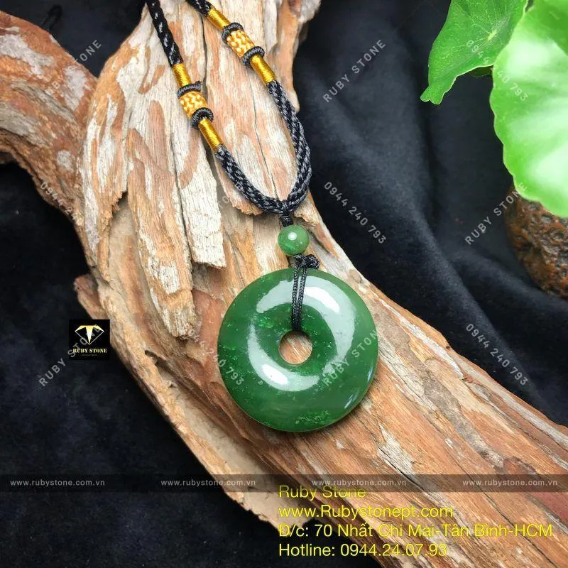 Đồng điếu ngọc bích Canada size lớn, ĐK 38mm Đồng điếu ngọc bích Canada size lớn, ĐK 38mm - Ảnh 2