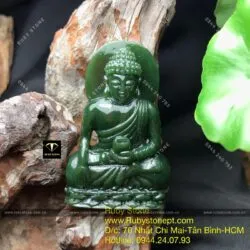 Phật Thích Ca Mâu Ni ngọc bích Canada, KT 60mm