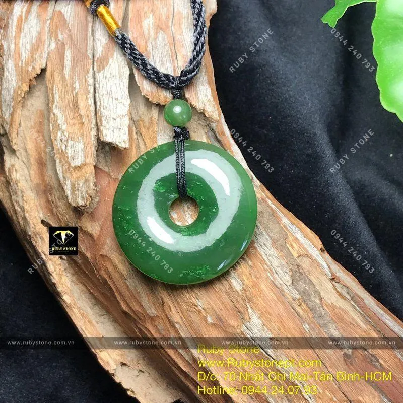 Đồng điếu ngọc bích Canada size lớn, ĐK 38mm Đồng điếu ngọc bích Canada size lớn, ĐK 38mm