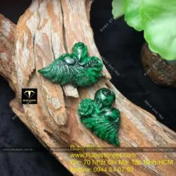 Hồ ly cẩm thạch sơn thuỷ Myanmar, KT 28x40mm - Ảnh 4