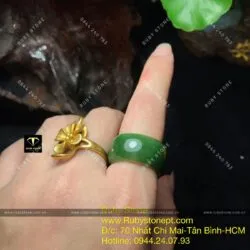 Nhẫn tròn ngọc bích Canada, bản 12 ly - Ảnh 4