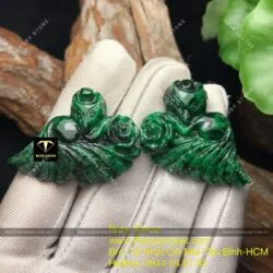 Hồ ly cẩm thạch sơn thuỷ Myanmar, KT 28x40mm - Ảnh 6