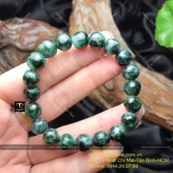 Vòng tay ngọc Cẩm thạch sơn thuỷ Myanmar 9 ly - Ảnh 3