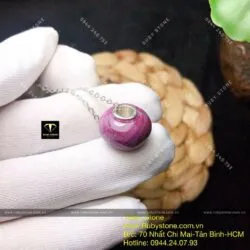 Charm đá Ruby Nam Phi dạng trơn - Ảnh 6