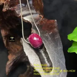 Charm đá Ruby Nam Phi màu rượu vang - Ảnh 7