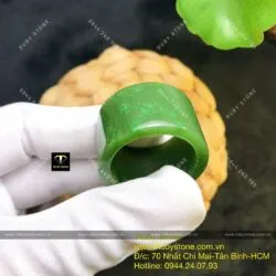 Nhẫn càn long ngọc bích Canada, bản 18mm