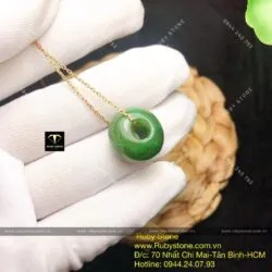 Charm ngọc bích Canada dạng trơn - Hình ảnh 4