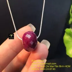 Charm đá Ruby Nam Phi màu rượu vang - Ảnh 10