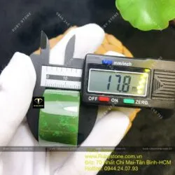 Nhẫn càn long ngọc bích Canada, bản 18mm