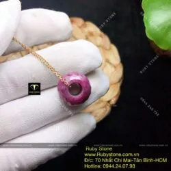 Charm đá Ruby Nam Phi mài giác - Ảnh 4