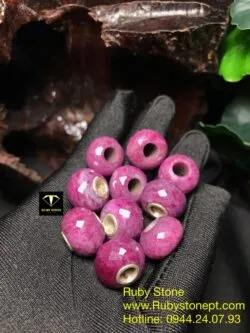 Charm đá Ruby Nam Phi màu rượu vang - Ảnh 14