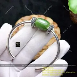 Kiềng bạc lu thống Ngọc bích thon xanh lá