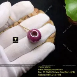 Charm đá Ruby Nam Phi mài giác - Ảnh 5