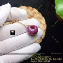 Charm đá Ruby Nam Phi mài giác - Ảnh 3