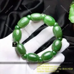 Vòng tay lu thống ngọc bích Canada
