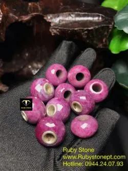 Charm đá Ruby Nam Phi màu rượu vang - Ảnh 13