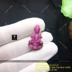 Phật Bà Quan Âm Ruby Nam Phi mini - Hình ảnh 3