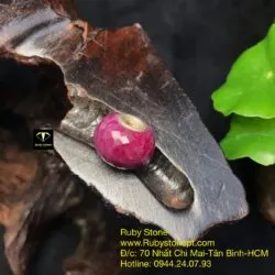Charm đá Ruby Nam Phi màu rượu vang - Ảnh 2