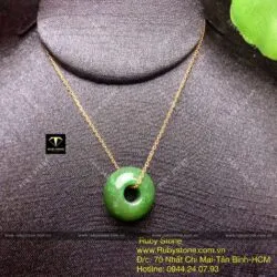 Charm ngọc bích Canada dạng trơn - Hình ảnh 6