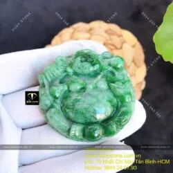 Phật Di Lặc ngọc Cẩm thạch sơn thuỷ Myanmar - Ảnh 5