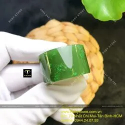 Nhẫn càn long ngọc bích Canada, bản 18mm