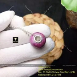 Charm đá Ruby Nam Phi dạng trơn - Ảnh 4