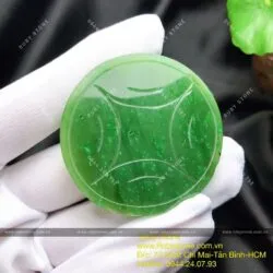 Phật Di Lặc ngọc bích Canada xanh lý VIP, ĐK 48mm - Hình ảnh 5