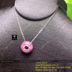 Charm đá Ruby Nam Phi dạng trơn - Ảnh 2