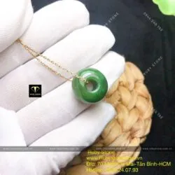 Charm ngọc bích Canada dạng trơn - Hình ảnh 3