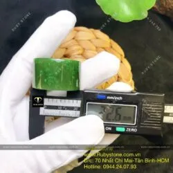 Nhẫn càn long ngọc bích Canada, bản 18mm