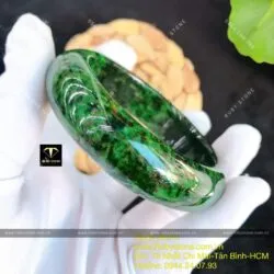 Vòng bản ngọc Cẩm thạch sơn thuỷ Myanmar