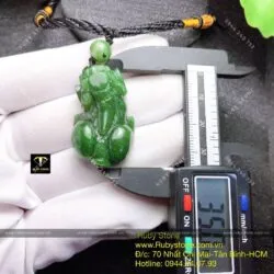 Tỳ hưu ngọc bích Canada, kích thước 35mm Tỳ hưu ngọc bích Canada, kích thước 35mm