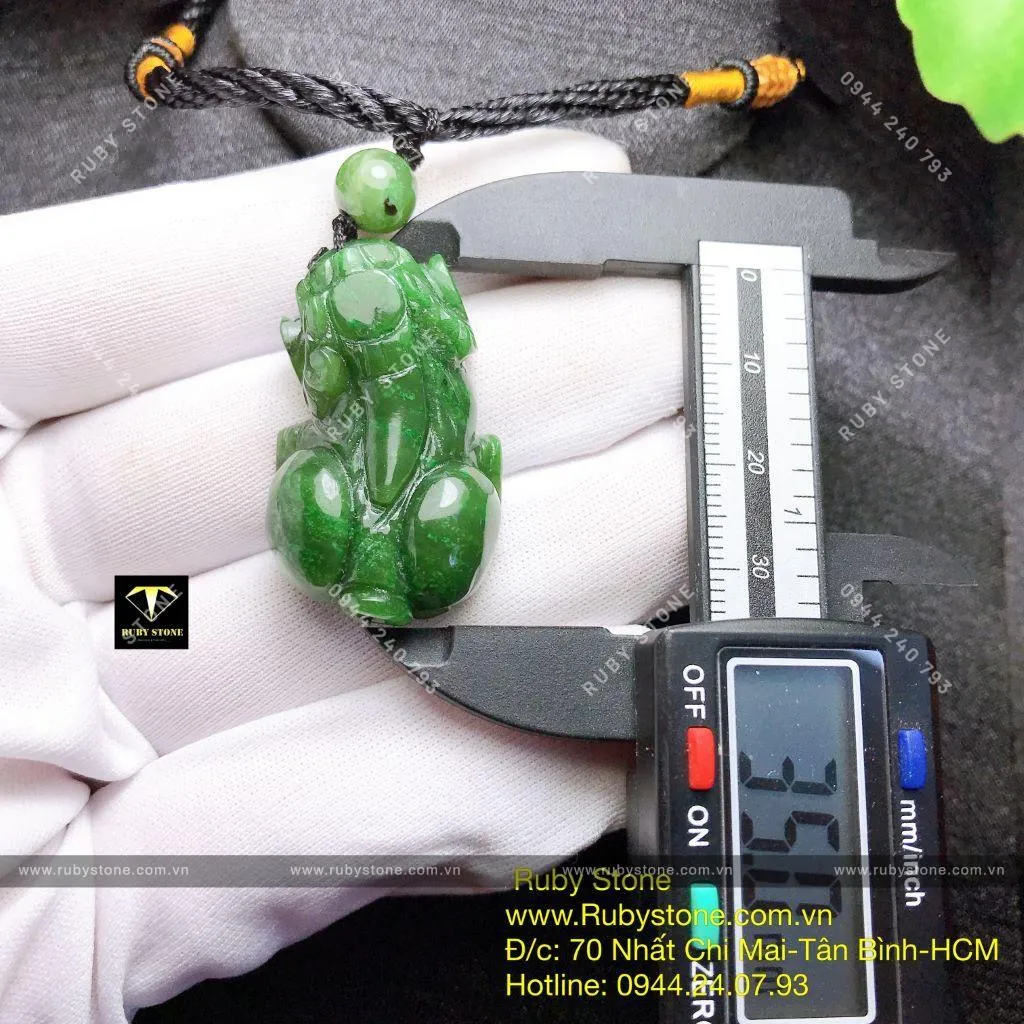 Tỳ hưu ngọc bích Canada, kích thước 35mm Tỳ hưu ngọc bích Canada, kích thước 35mm - Ảnh 3