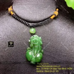 Tỳ hưu ngọc bích Canada, kích thước 35mm Tỳ hưu ngọc bích Canada, kích thước 35mm