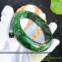 Vòng bản ngọc Cẩm thạch sơn thuỷ Myanmar - Hình ảnh 3