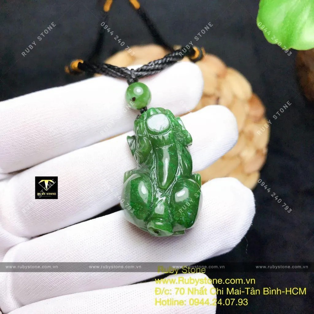 Tỳ hưu ngọc bích Canada, kích thước 35mm Tỳ hưu ngọc bích Canada, kích thước 35mm - Ảnh 2