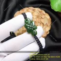 Đồng tâm kết ngọc bích Canada xanh đậm - Ảnh 4
