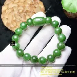 Vòng chuỗi ngọc bích Canada mix lu thống - Hình ảnh 6