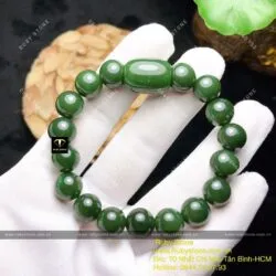 Vòng chuỗi ngọc bích Canada mix lu thống - Hình ảnh 5