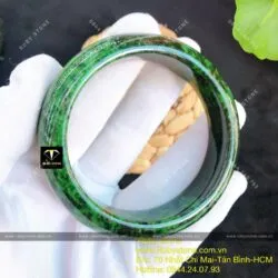 Vòng bản ngọc Cẩm thạch sơn thuỷ Myanmar - Hình ảnh 4