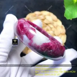Vòng bản Ruby Nam Phi 3 màu bản 21, ni tay 57mm - Hình ảnh 7