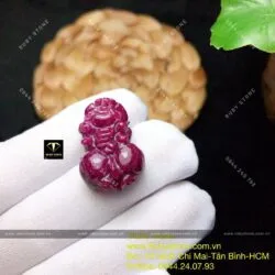 Tỳ hưu Ruby Nam Phi, KT 26mm - Hình ảnh 8