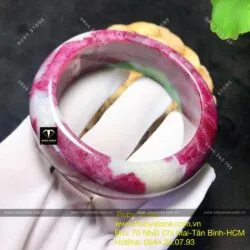 Vòng bản Ruby Nam Phi 3 màu bản 21, ni tay 57mm - Hình ảnh 13