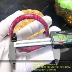 Vòng bản liền Ruby Nam Phi, ni tay 52mm - Hình ảnh 2