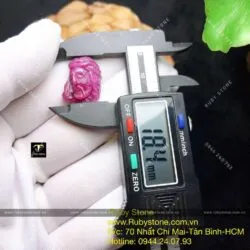 Tượng Chúa Jesus Ruby Nam Phi, kích thước 18mm