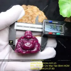 Phật Di Lặc Ruby Nam Phi dáng ngồi tự tại - Hình ảnh 13