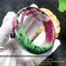 Vòng bản Ruby Nam Phi 3 màu bản 21, ni tay 57mm - Hình ảnh 5