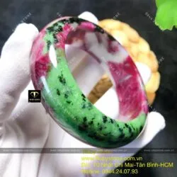 Vòng bản Ruby Nam Phi 3 màu bản 21, ni tay 57mm - Hình ảnh 10