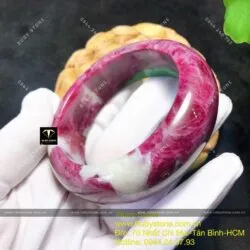Vòng bản Ruby Nam Phi 3 màu bản 21, ni tay 57mm - Hình ảnh 12