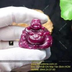 Phật Di Lặc Ruby Nam Phi dáng ngồi tự tại - Hình ảnh 5